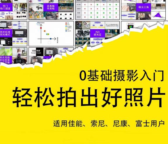 0基础摄影入门,轻松拍出好照片(适用佳能、索尼、尼康、富士用户)-第一资源库