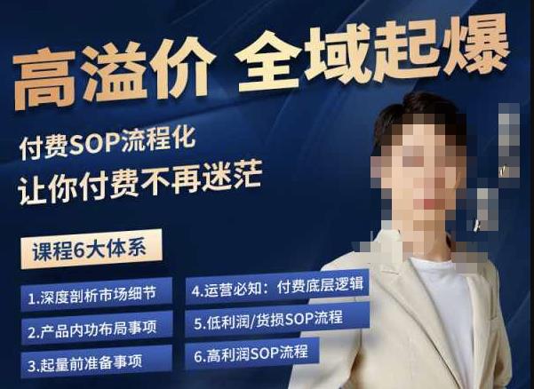 逸风-拼多多高溢价全域起爆,6大课程体系,付费玩法全套实操-第一资源库
