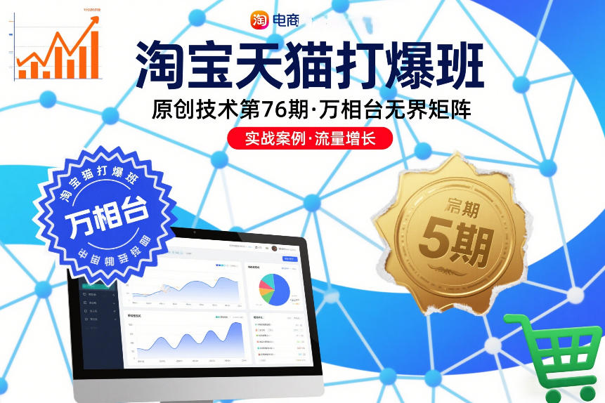 淘宝天猫打爆班原创技术第76期，万相台无界矩阵-第一资源库