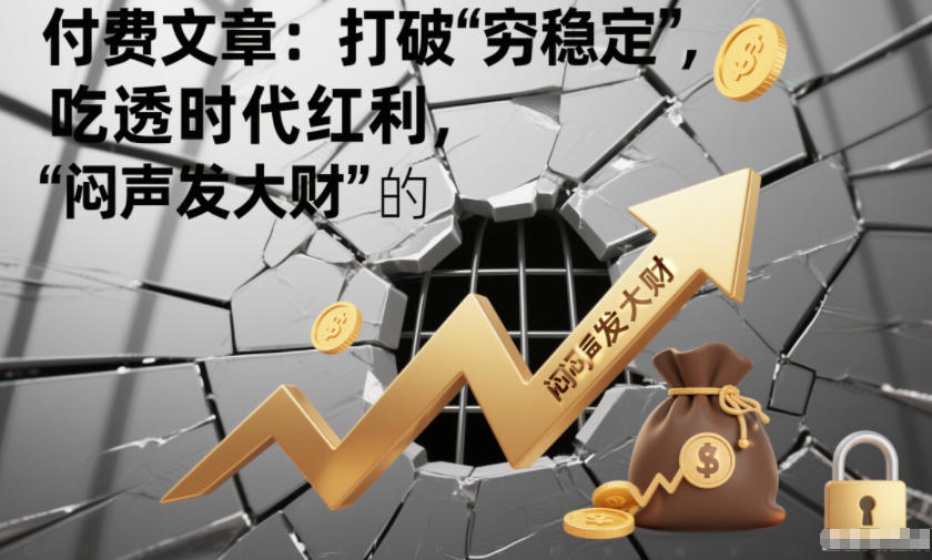 付费文章：打破“穷稳定”，吃透时代红利，“闷声发大财”的终极真谛-第一资源库