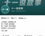 十一说故事·故事性中视频，观众快速共鸣从而快速变现的中视频玩法-第一资源库