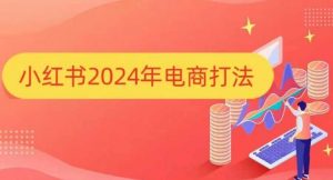 小红书2024年电商打法,手把手教你如何打爆小红书店铺-第一资源库