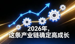 付费文章:2026年,这条产业链确定高成长-第一资源库